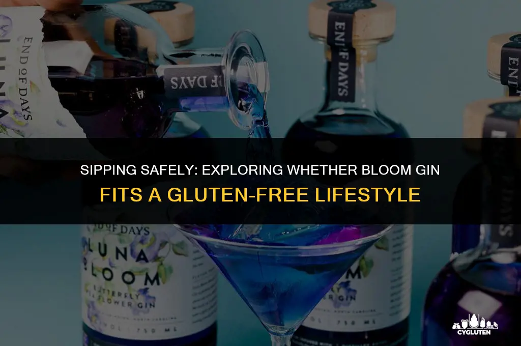 is bloom gin gluten free