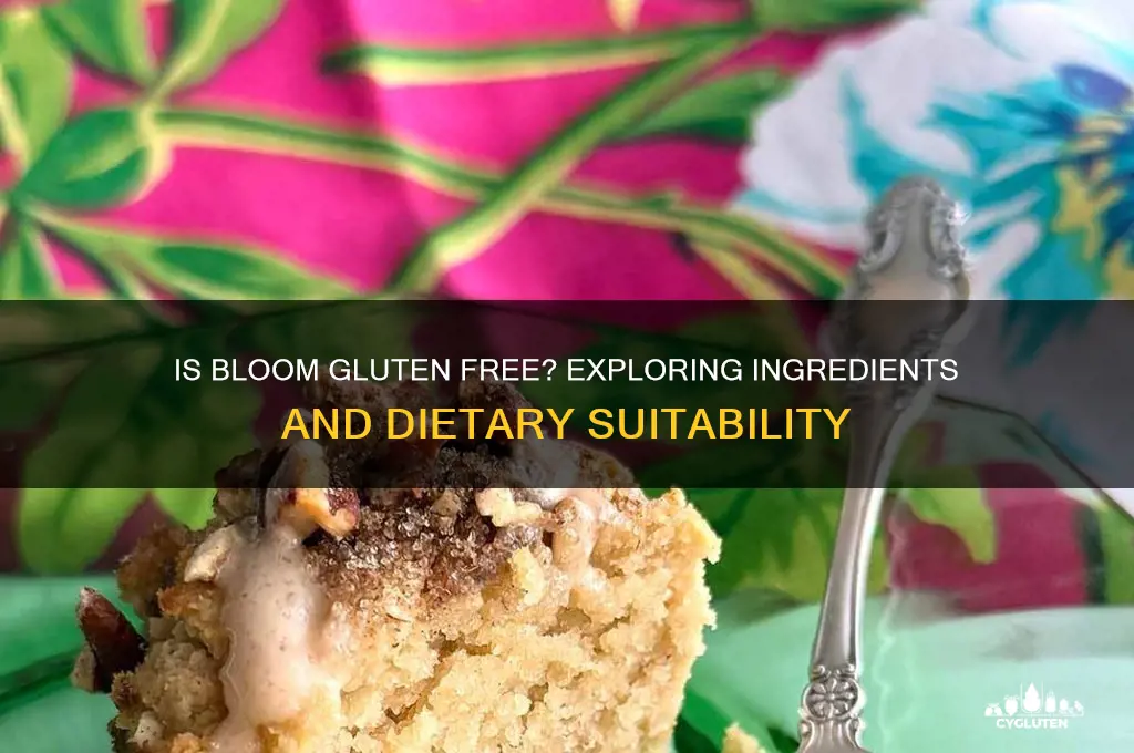is bloom gluten free