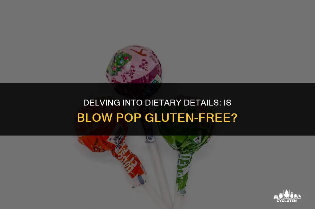 is blow pop gluten free