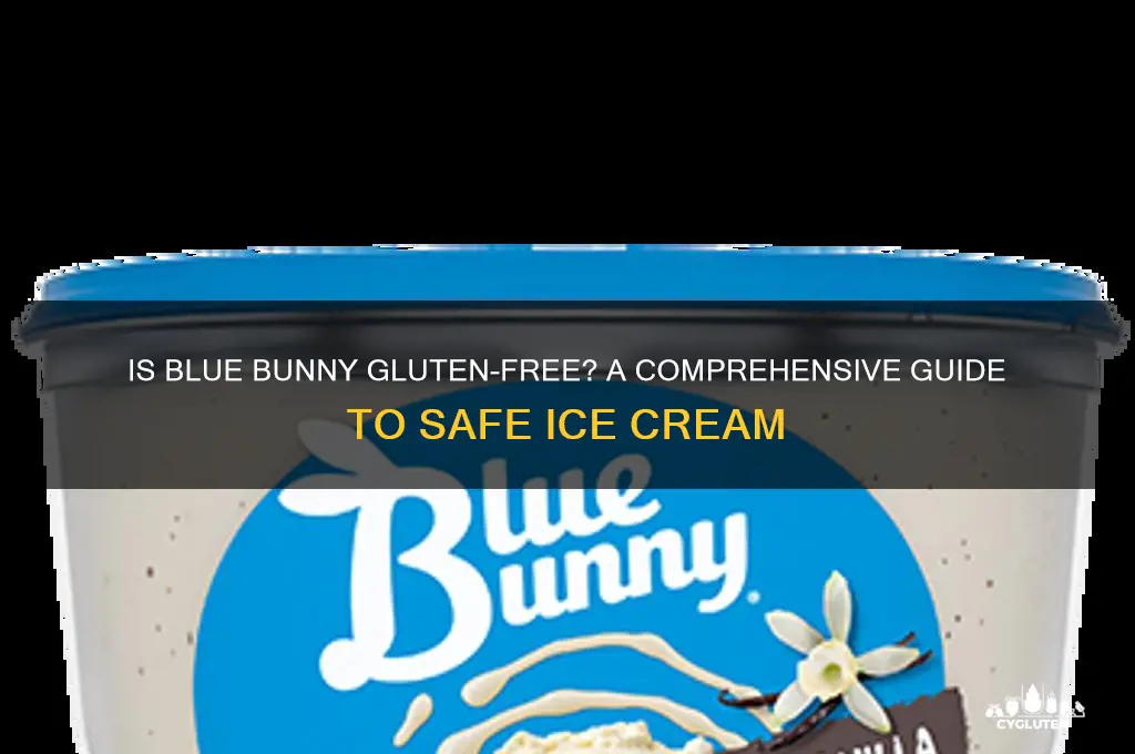 is blue bunny gluten free