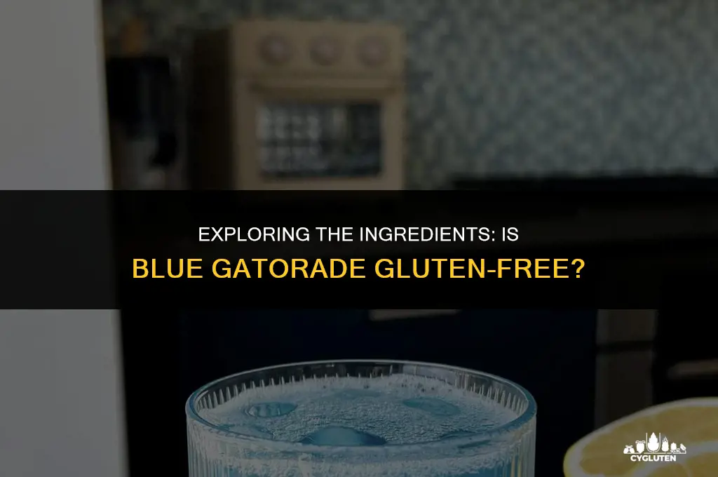 is blue gatorade gluten free