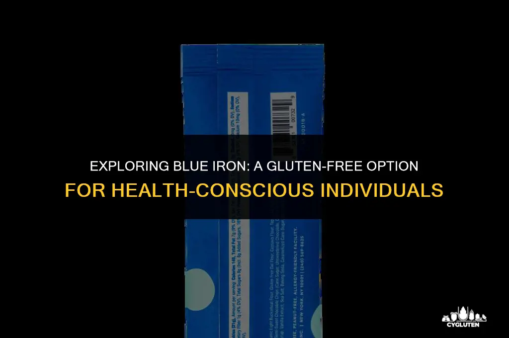 is blue iron gluten free