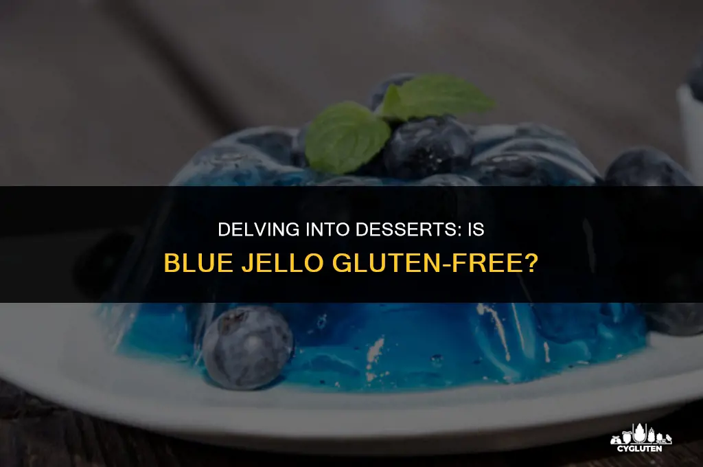 is blue jello gluten free