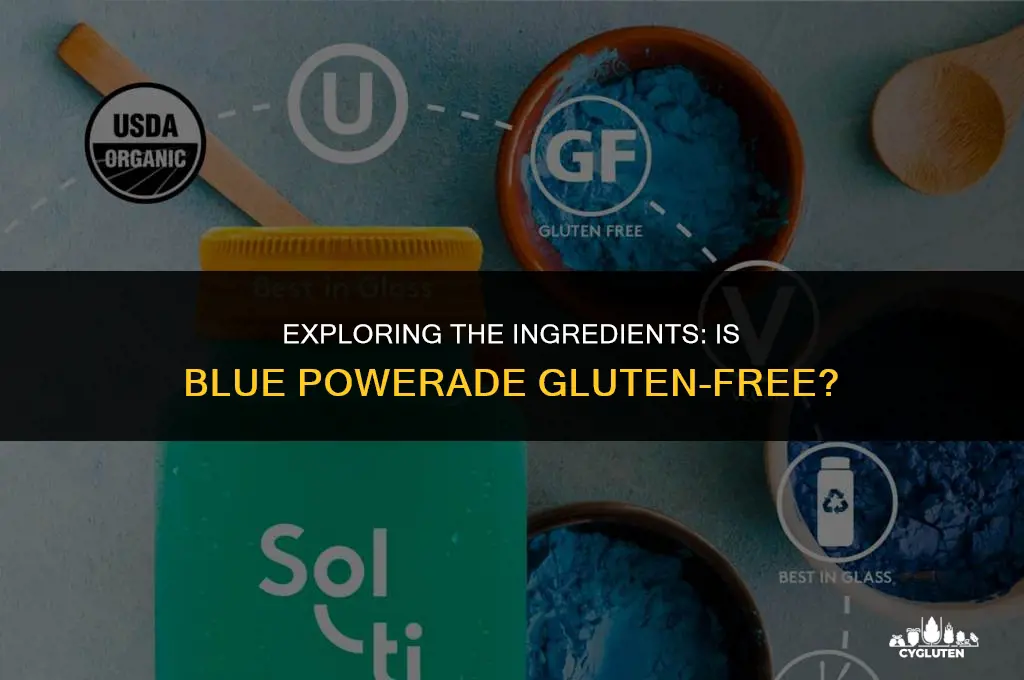 is blue powerade gluten free