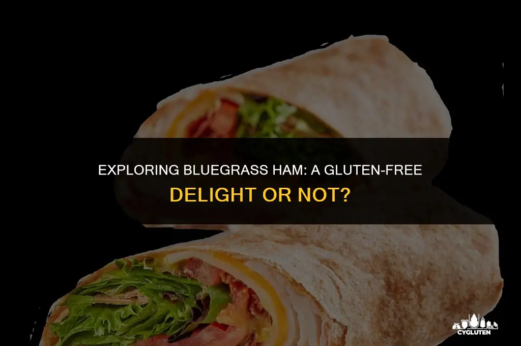 is bluegrass ham gluten-free