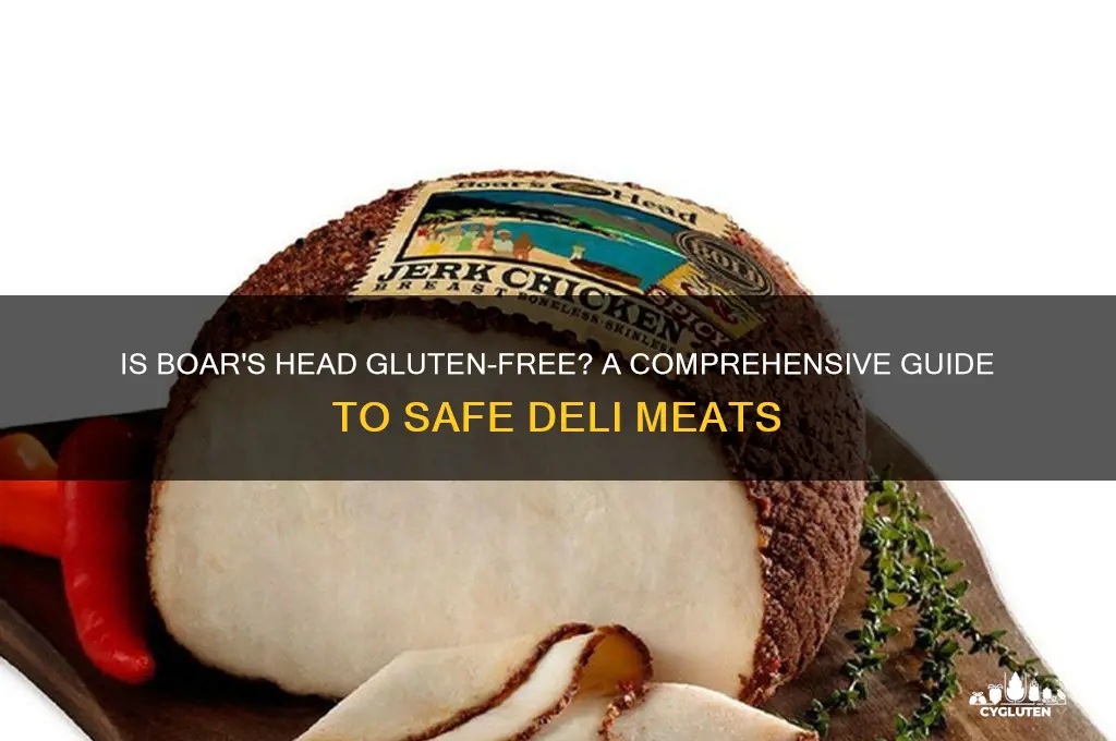 is boarshead gluten free