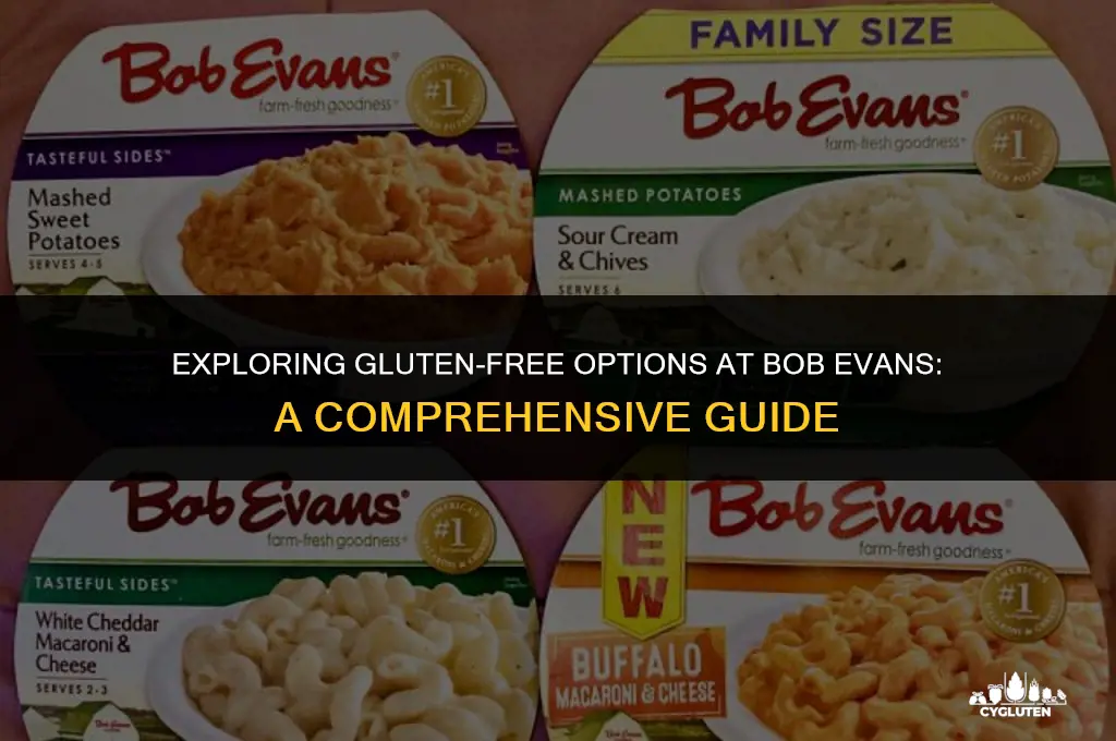 is bob evans gluten free