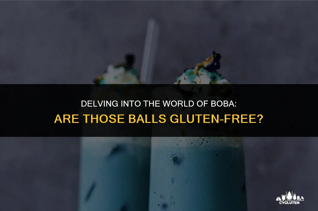 is boba balls gluten free