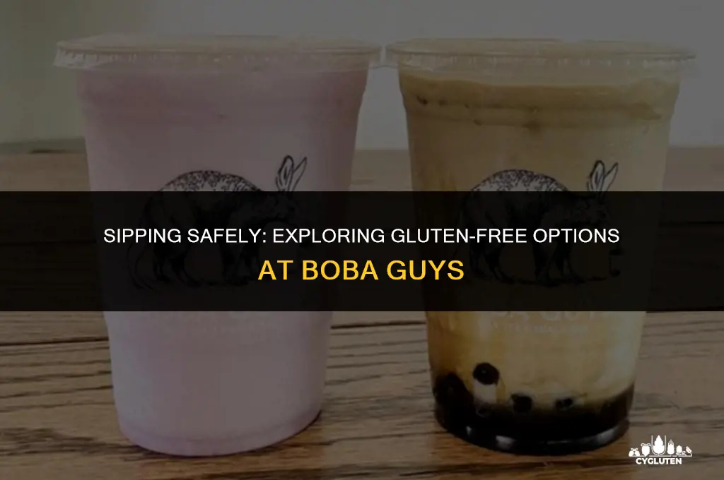 is boba guys gluten free