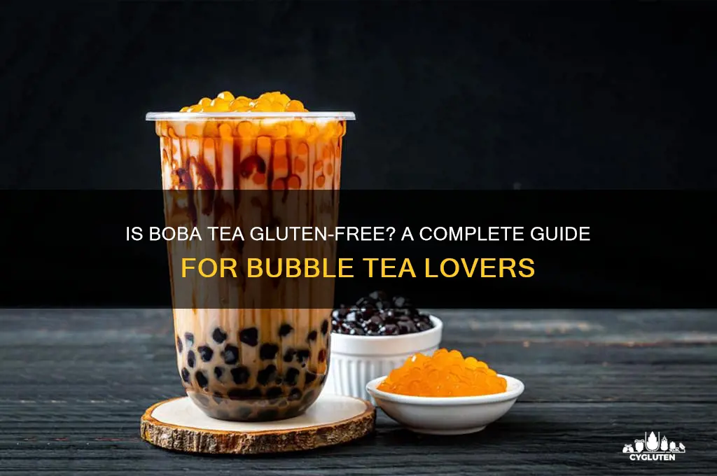 is boba tea gluten free