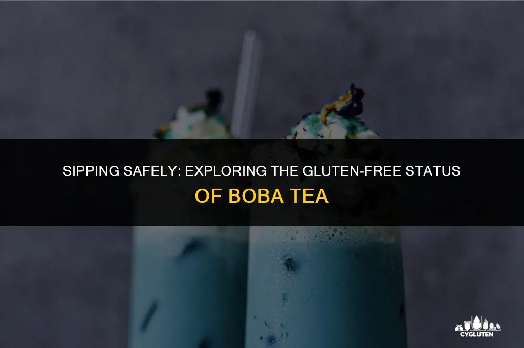 is bobba tea gluten free