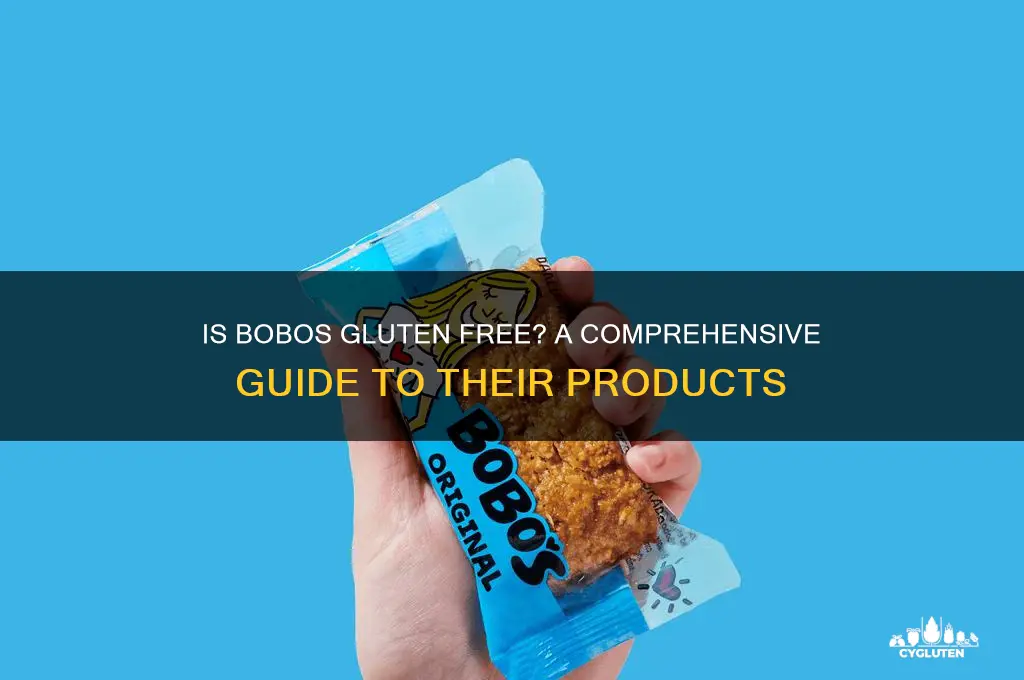 is bobos gluten free