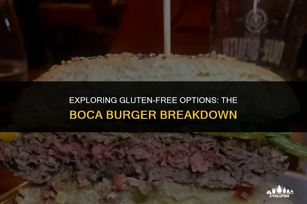 is boca burger gluten free