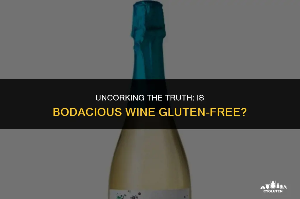 is bodacious wine gluten free
