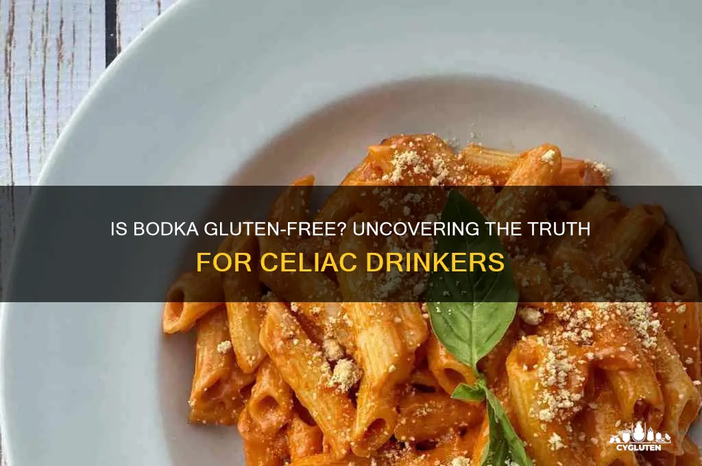 is bodka gluten free