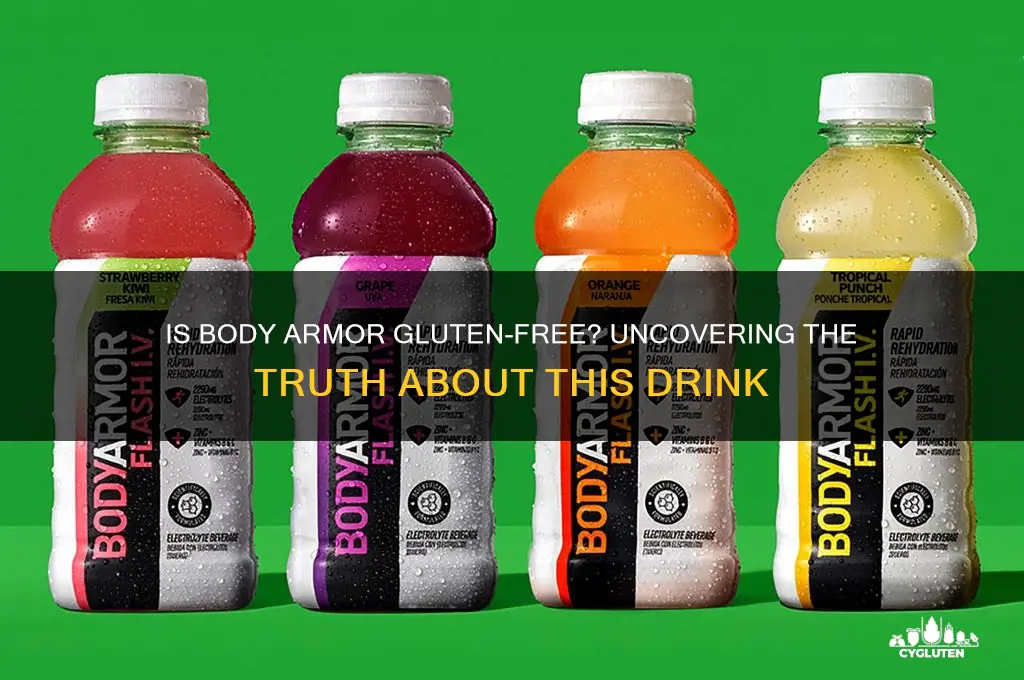 is body armor gluten free