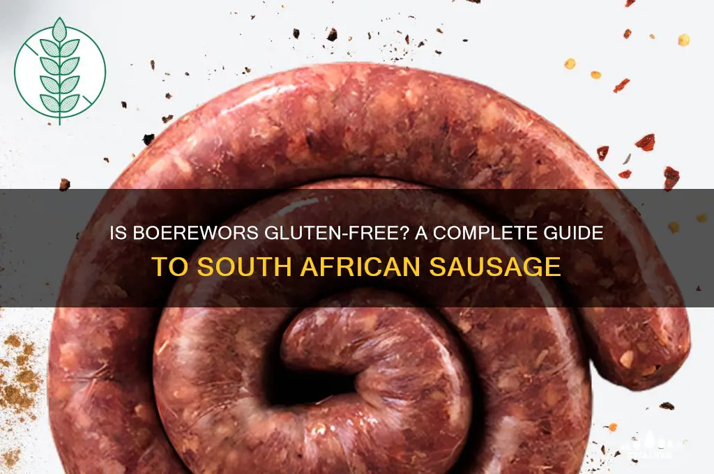 is boerewors gluten free