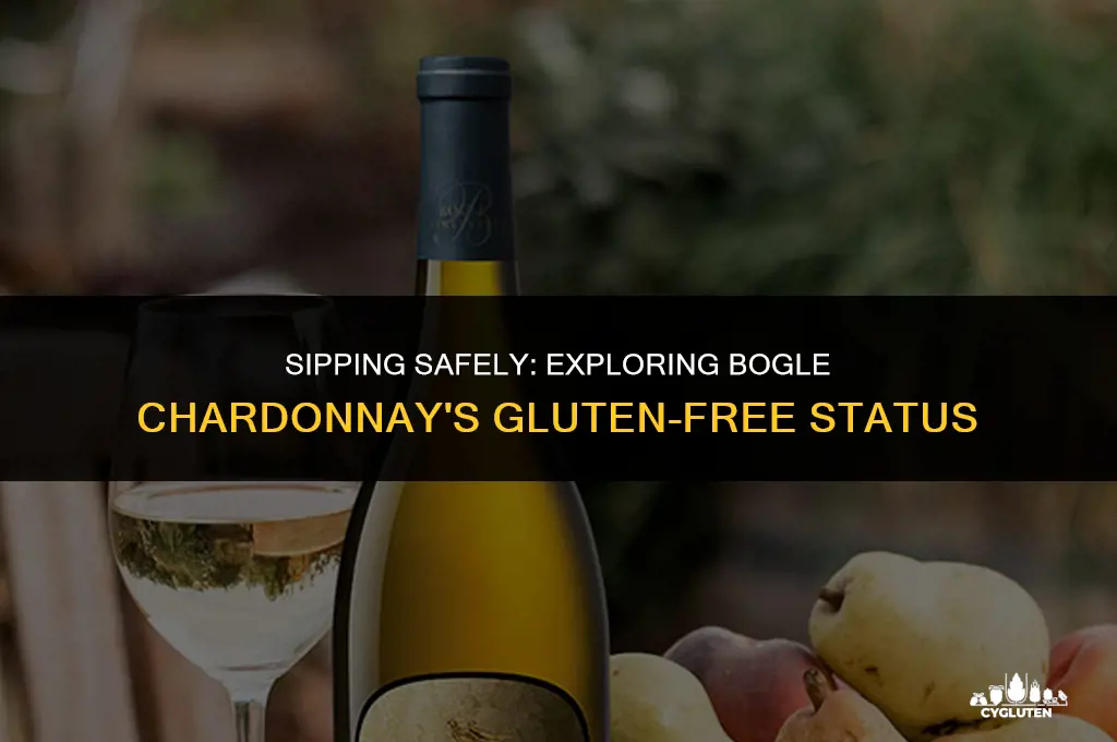 is bogle chardonnay gluten free