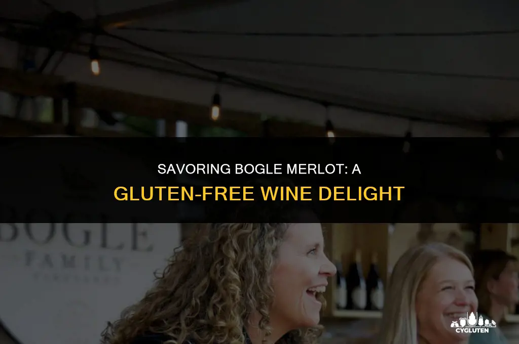 is bogle merlot gluten free