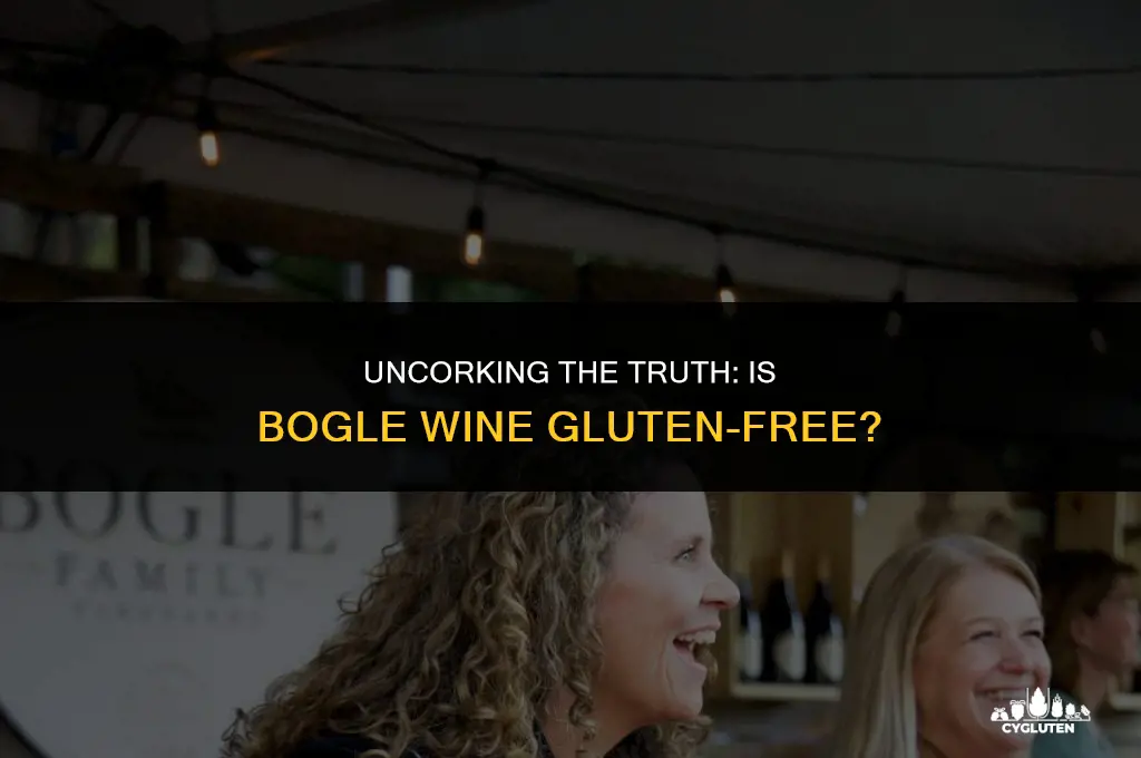 is bogle wine gluten free