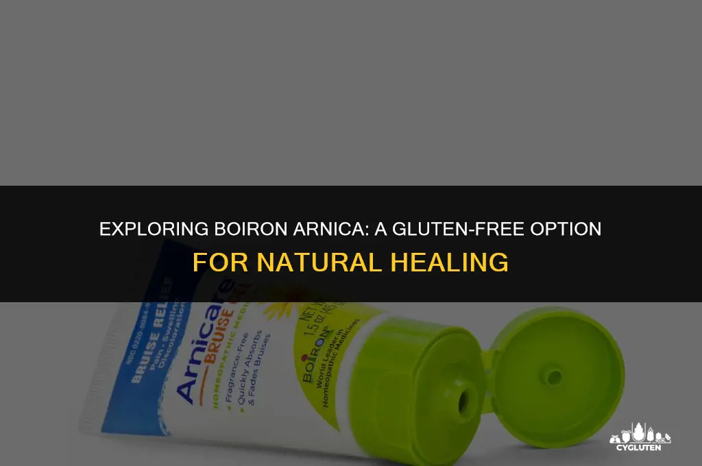 is boiron arnica gluten free