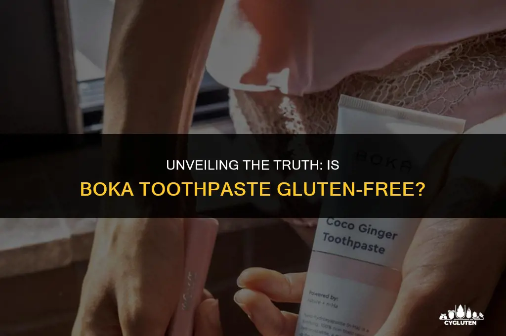 is boka toothpaste gluten free
