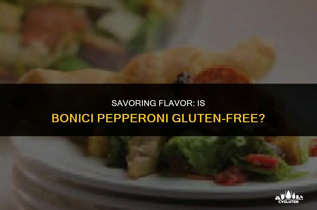 is bonici pepperoni gluten free
