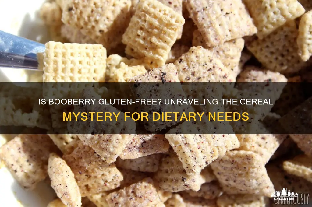 is booberry gluten fre