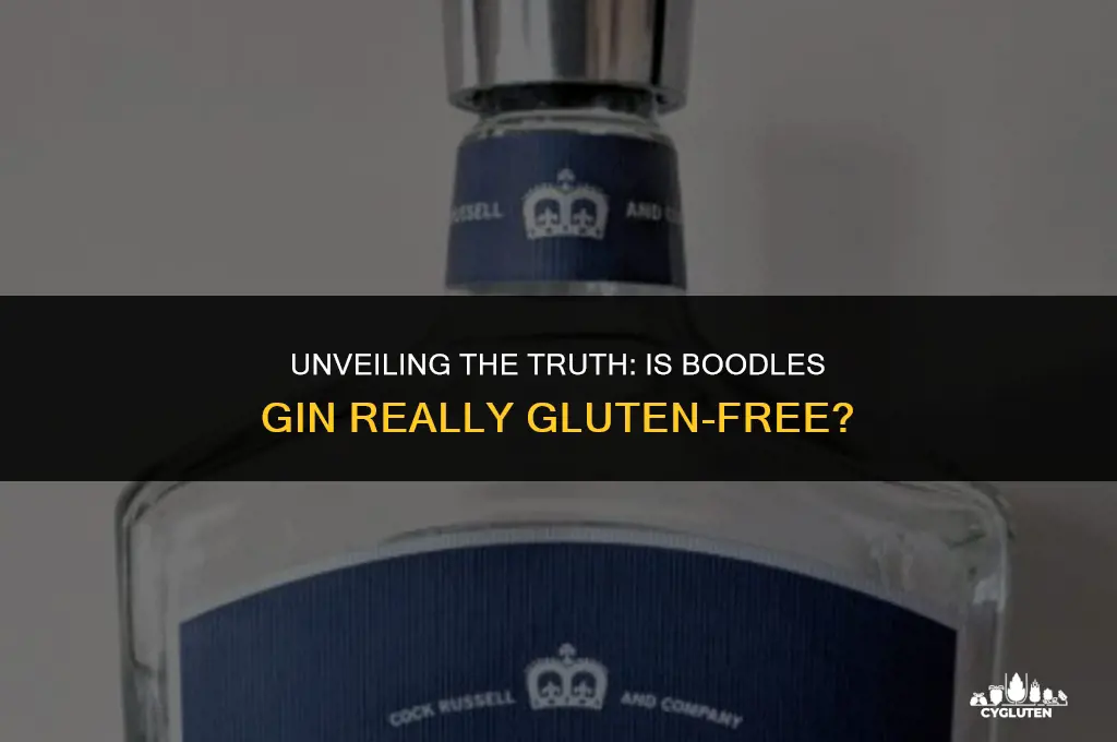 is boodles gin gluten free