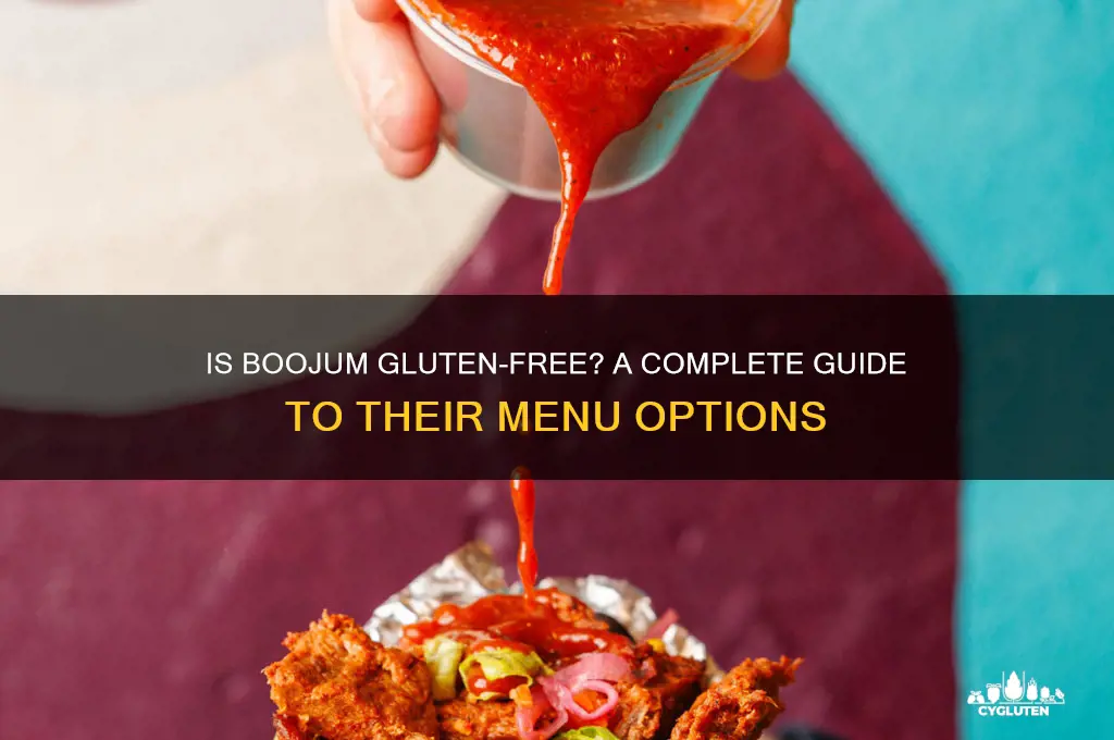 is boojum gluten free