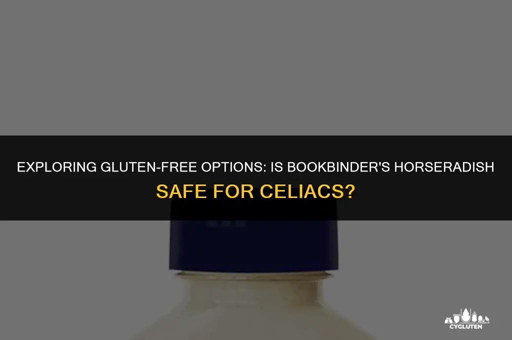 is bookbinders horseradish gluten free