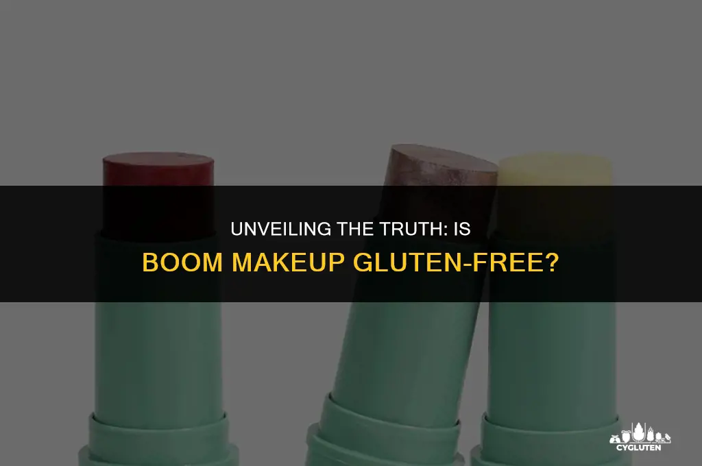 is boom makeup gluten free