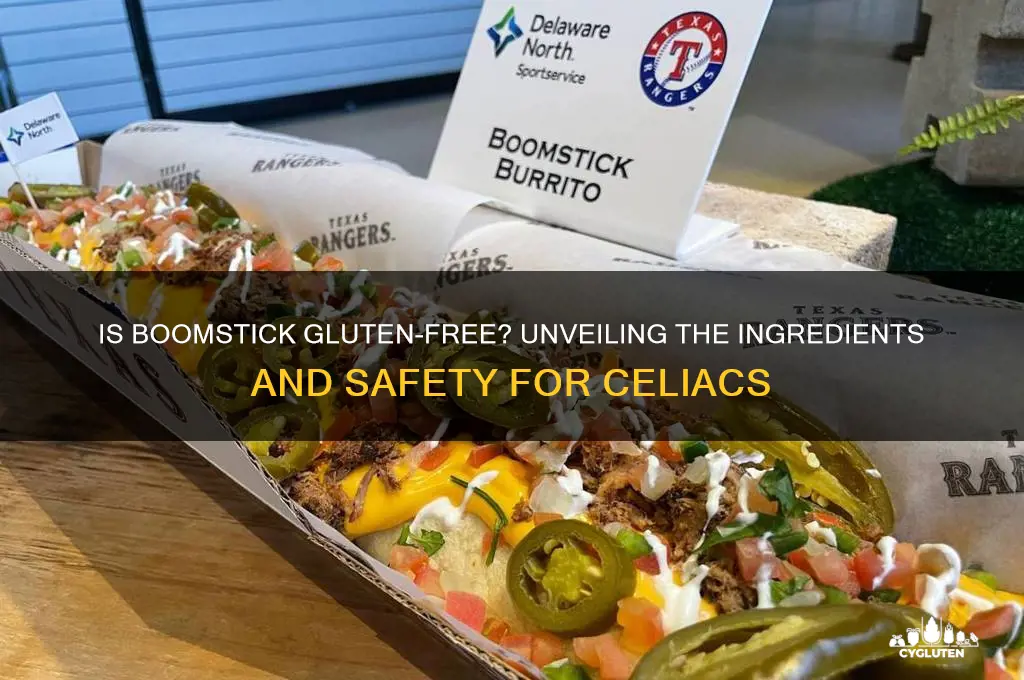is boomstick gluten free