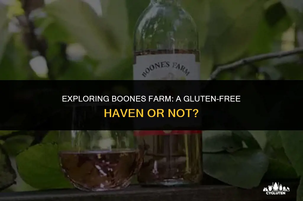 is boones farm gluten free
