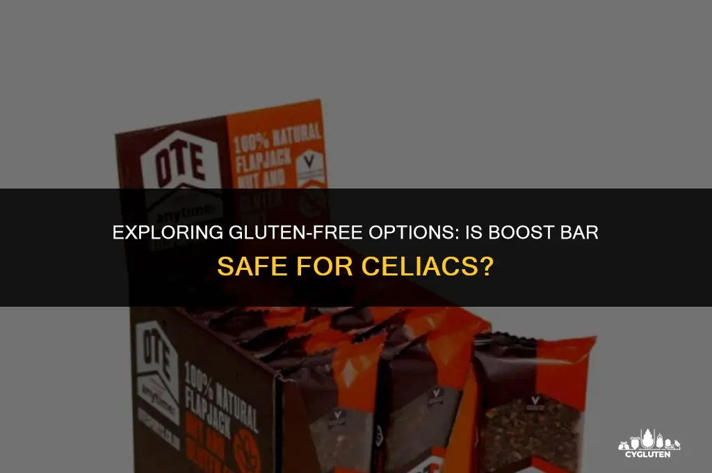 is boost bar gluten free