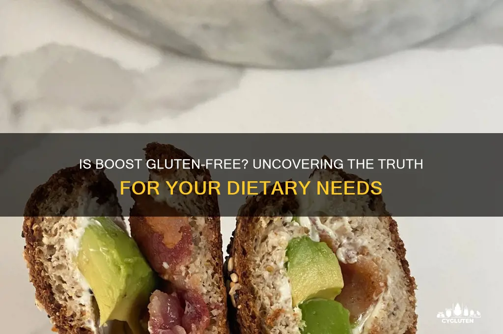 is boost gluten free