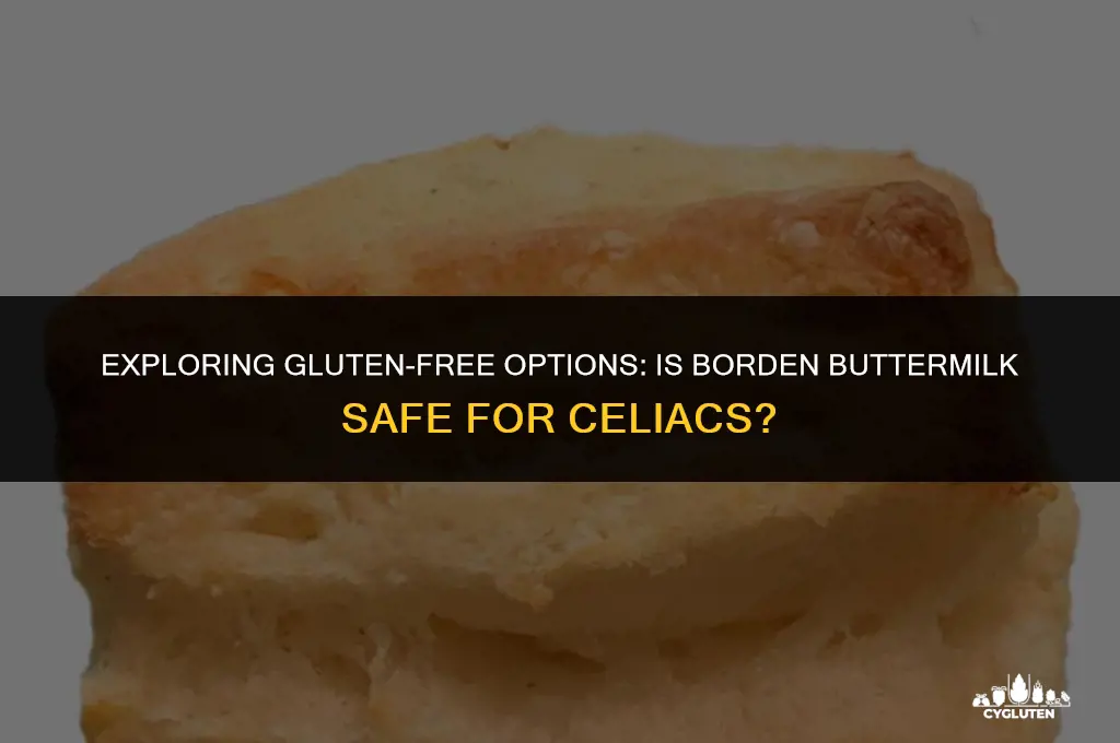 is borden buttermilk gluten free