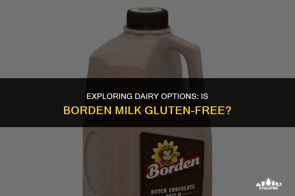 is borden milk gluten free