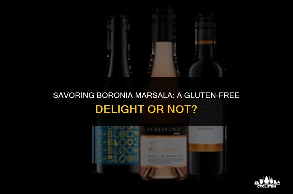 is boronia marsala gluten free