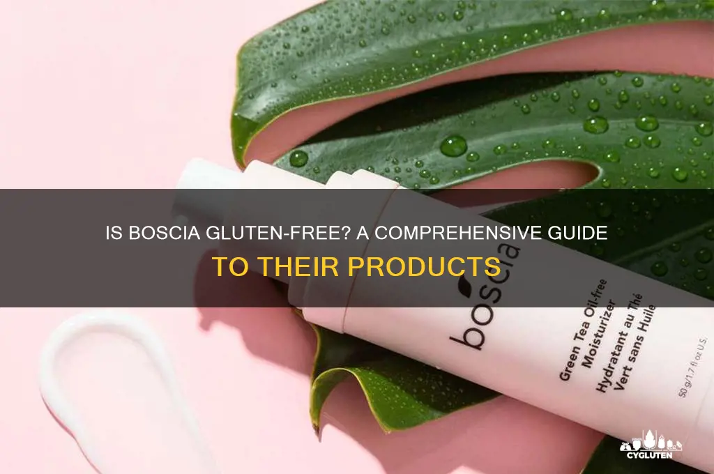 is boscia gluten free