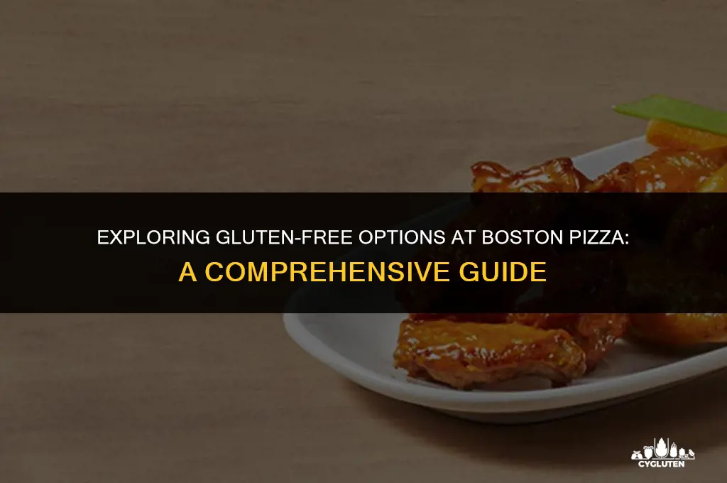 is boston pizza gluten free