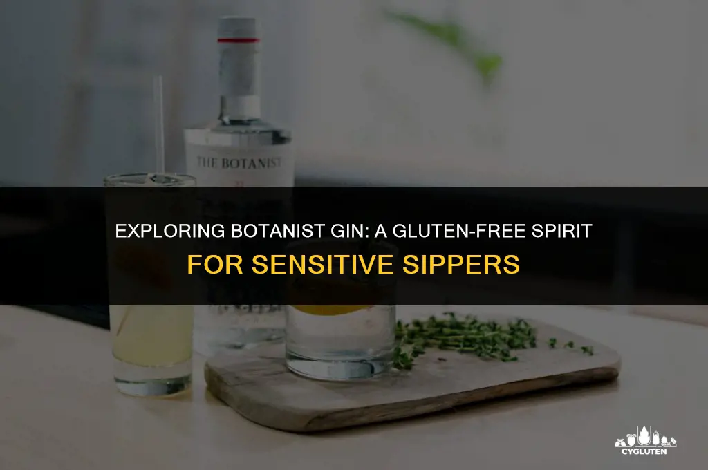 is botanist gin gluten free