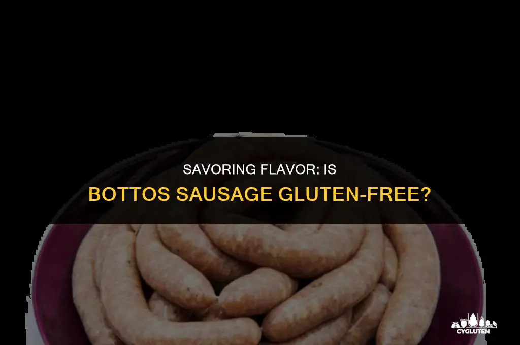 is bottos sausage gluten free