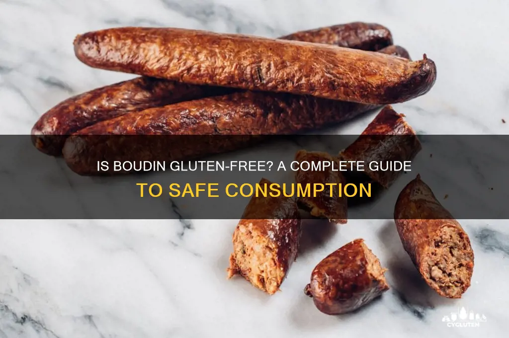is boudin gluten free