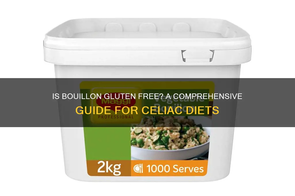 is bouillon gluten free
