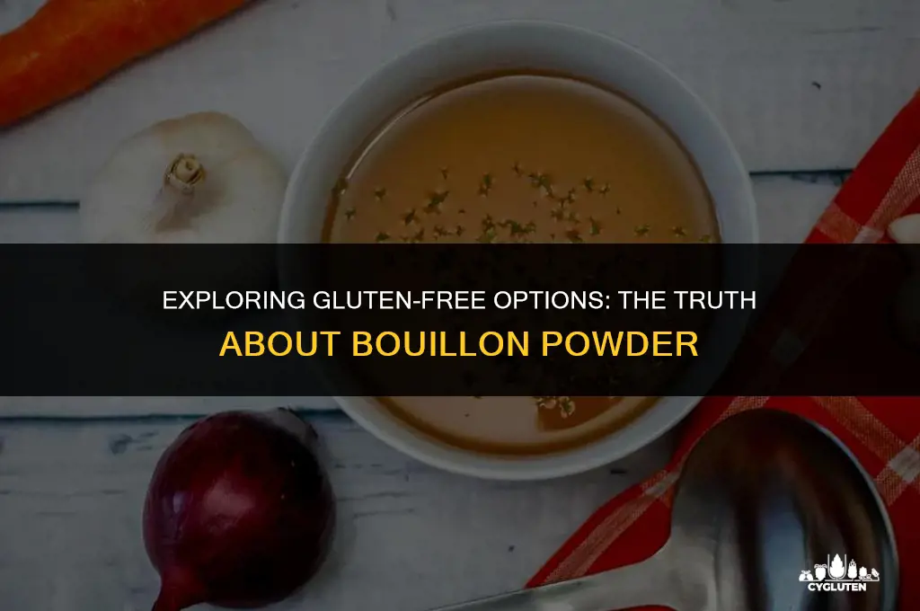 is bouillon powder gluten free