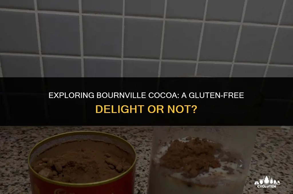 is bournville cocoa gluten free
