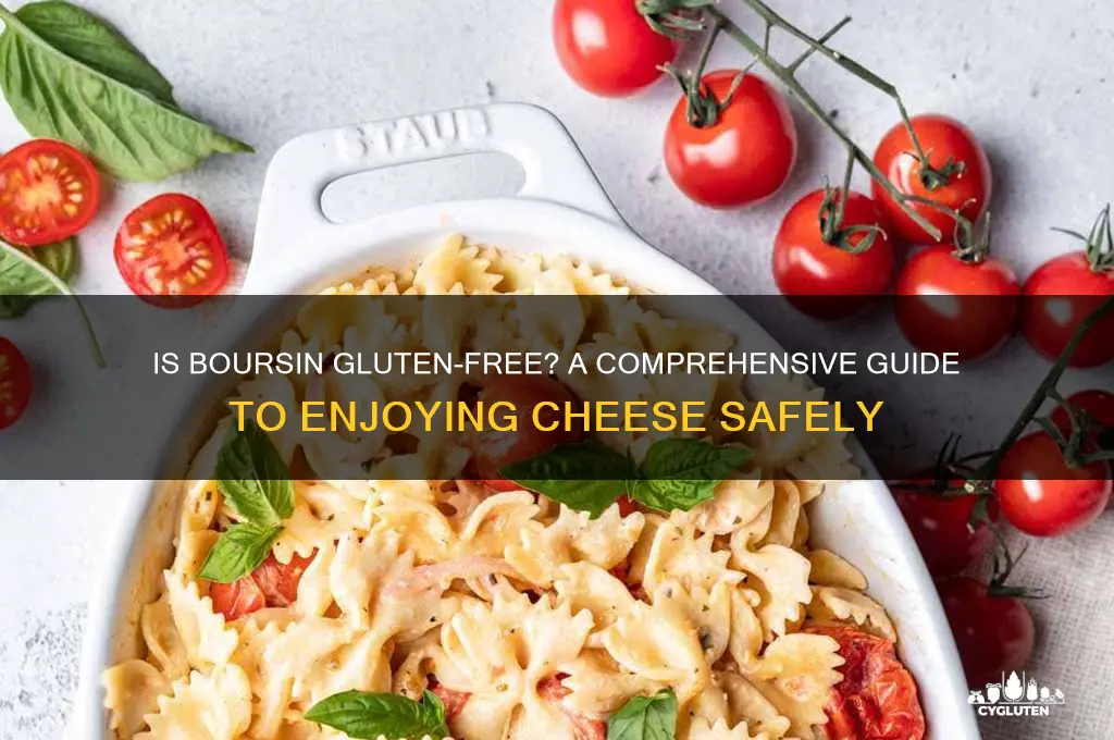 is boursin gluten free