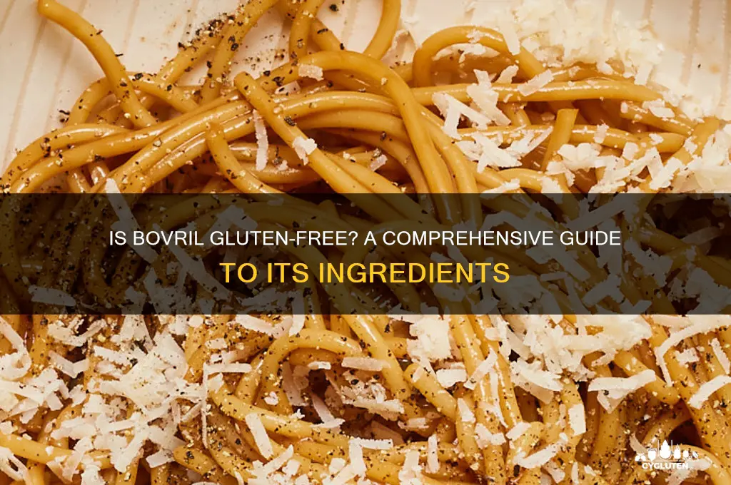 is bovril gluten free