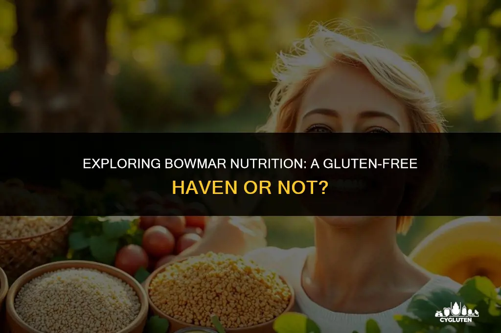 is bowmar nutrition gluten free